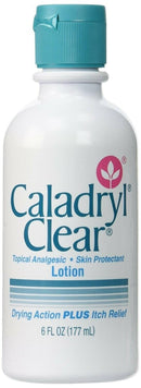 Caladryl Clear Topical Analgesic Lotion Skin Protectant Itch Fast Relief 6oz