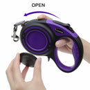 Purple Dogness Smart Retractable Leash Boxed Set