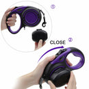 Purple Dogness Smart Retractable Leash Boxed Set