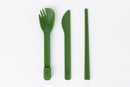 Forest Green Beanto Cutlery Set On-The-Go