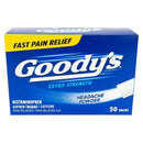 Goody's Extra Strength Headache and Pain Relief Powder Aspirin 50 Count Lot of 2