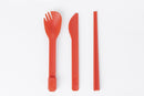 Sunset Coral Beanto Cutlery Set On-The-Go