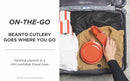 Sunset Coral Beanto Cutlery Set On-The-Go