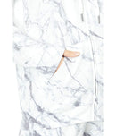 Ivory Medium Size Midnight Marble Hoody PJ Salvage Women's Loungewear