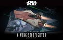 Bandai 2333767 Star Wars A-Wing Starfighter 1/72 Scale Plastic Model Kit