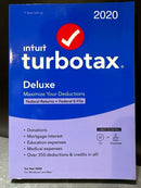 TurboTax DELUXE 2020 Federal Return Efile Windows /Mac CD / Download -No State