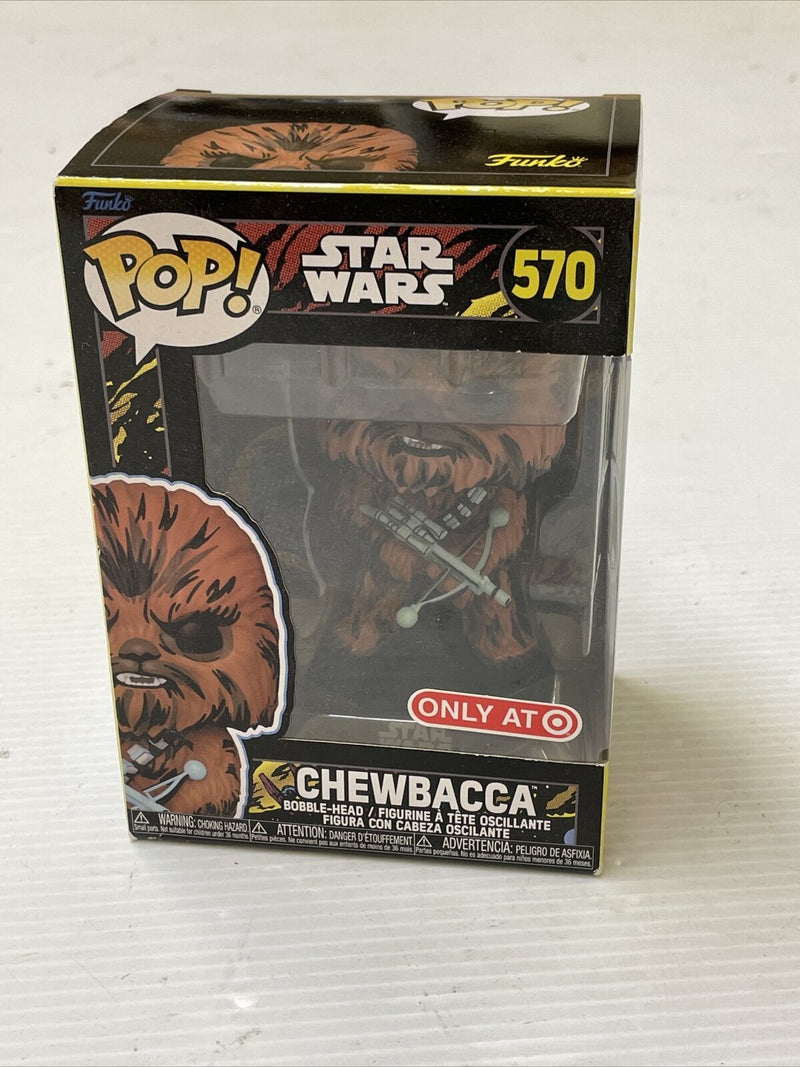 Funko Star Wars Chewbacca Bobble Head Vinyl Figure w/ Pop Protector, 570