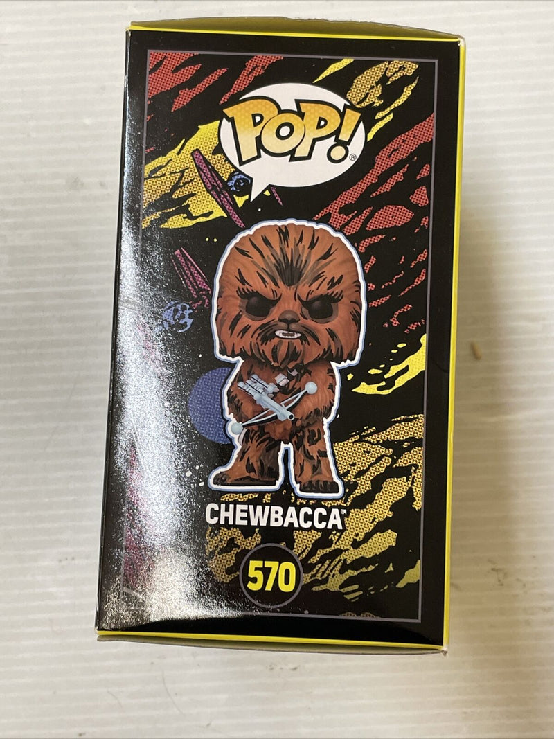 Funko Star Wars Chewbacca Bobble Head Vinyl Figure w/ Pop Protector, 570
