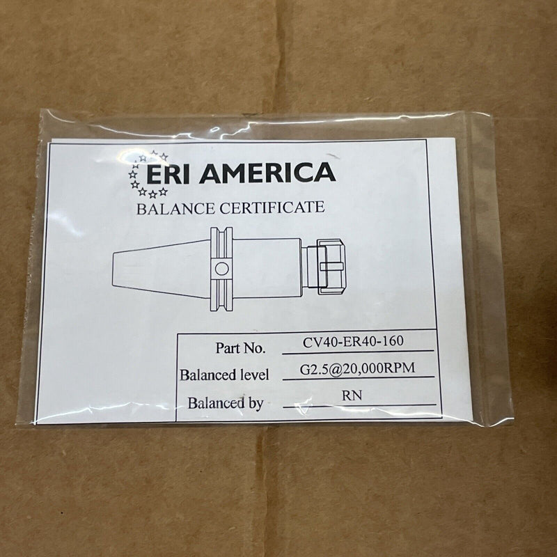 Eri America CV40-ER40-160 Collet Chuck 160mm