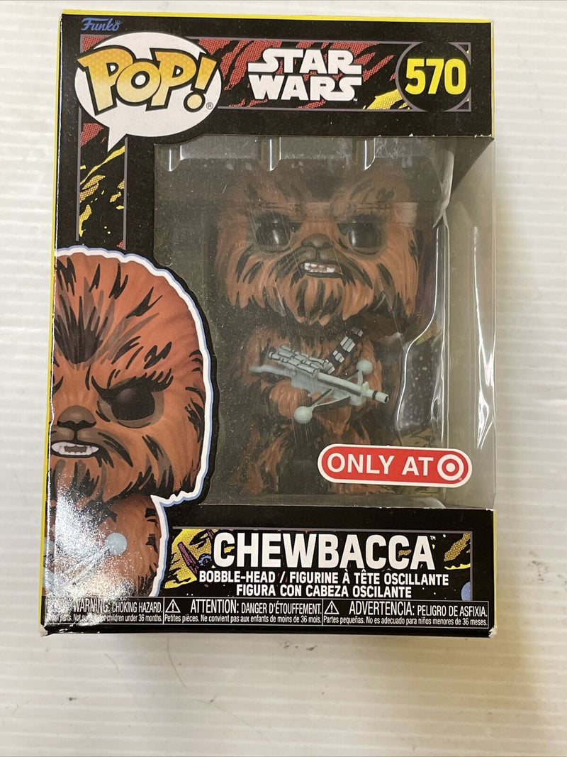 Funko Star Wars Chewbacca Bobble Head Vinyl Figure w/ Pop Protector, 570